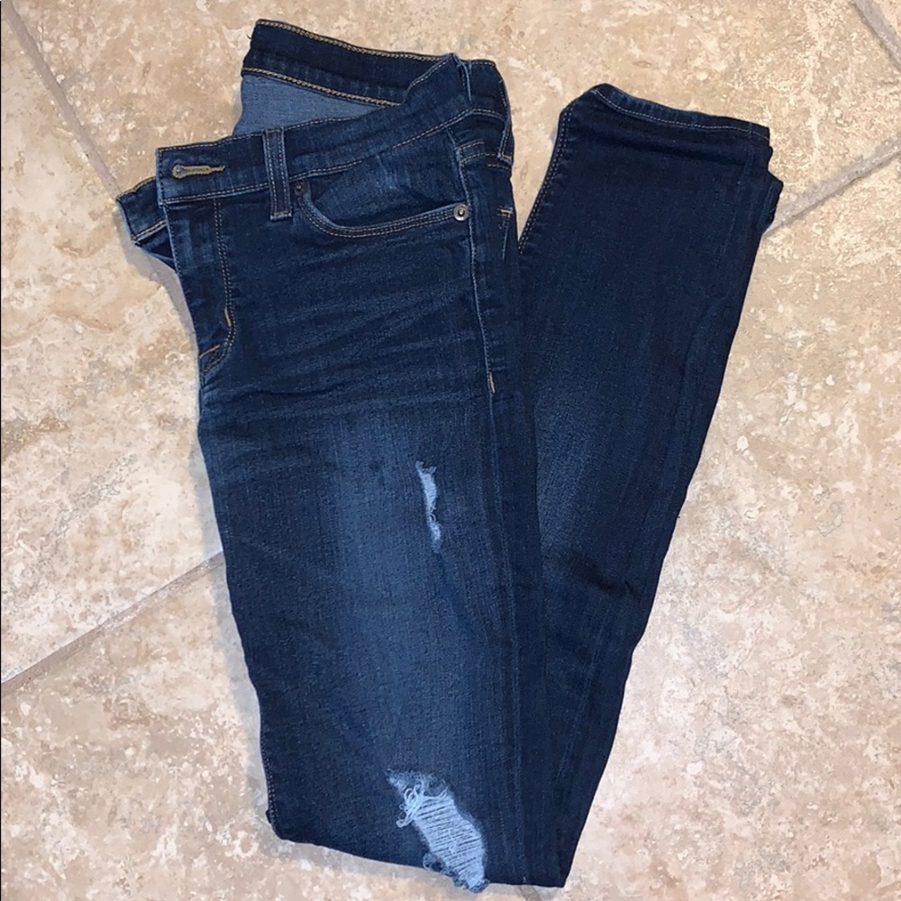 Hudson Krista Super Skinny Distressed Jeans